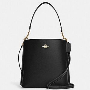 COACH CA214 🖤❤️MOLLIE❤️🖤 BLACK BUCKET BAG 🌟EUC🌟